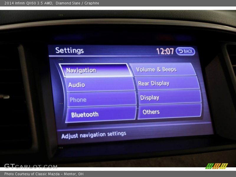 Diamond Slate / Graphite 2014 Infiniti QX60 3.5 AWD