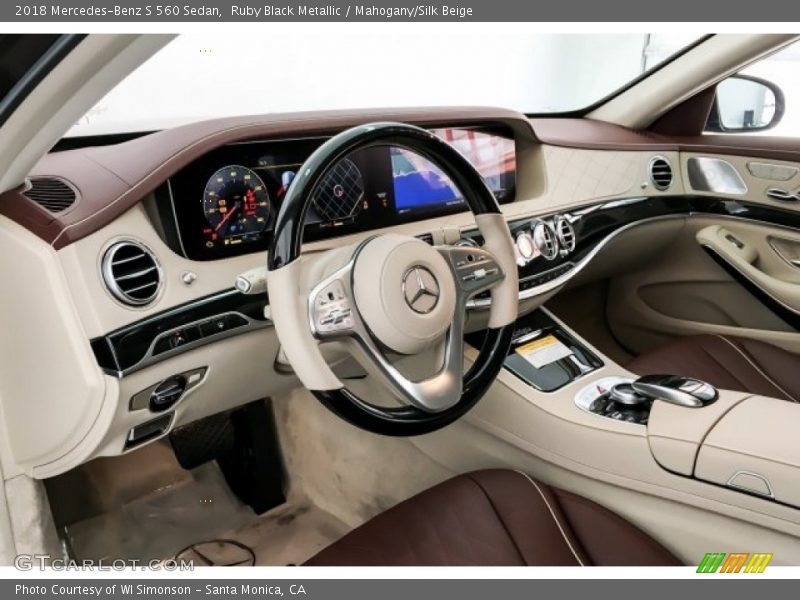 Dashboard of 2018 S 560 Sedan