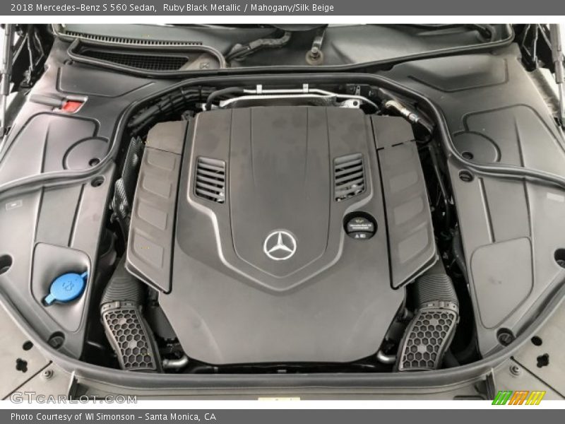 2018 S 560 Sedan Engine - 4.0 Liter biturbo DOHC 32-Valve VVT V8