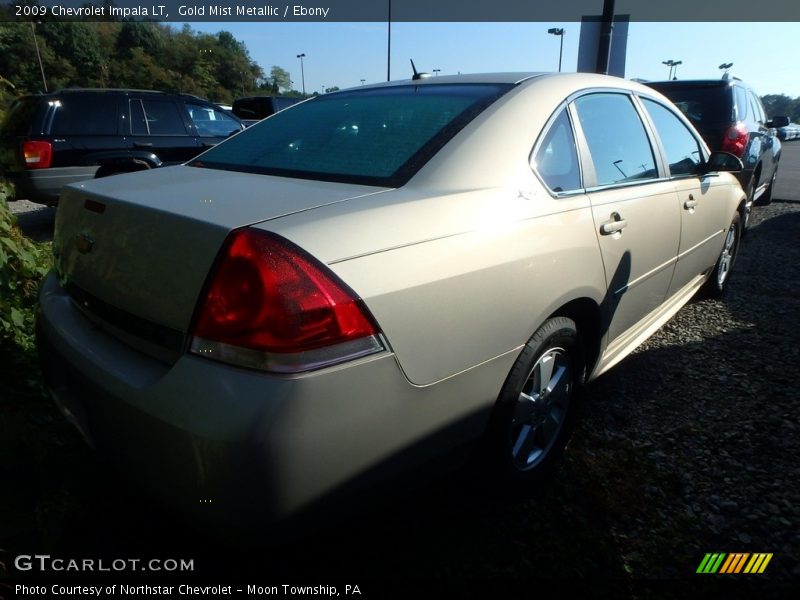 Gold Mist Metallic / Ebony 2009 Chevrolet Impala LT