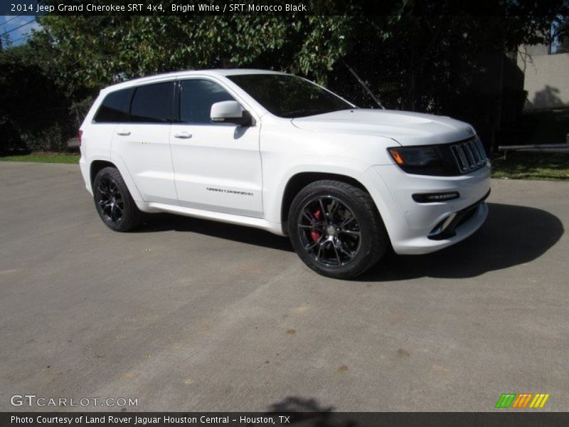 Bright White / SRT Morocco Black 2014 Jeep Grand Cherokee SRT 4x4
