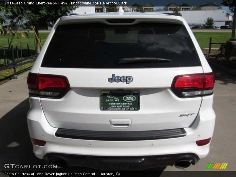 Bright White / SRT Morocco Black 2014 Jeep Grand Cherokee SRT 4x4