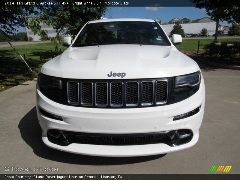 Bright White / SRT Morocco Black 2014 Jeep Grand Cherokee SRT 4x4