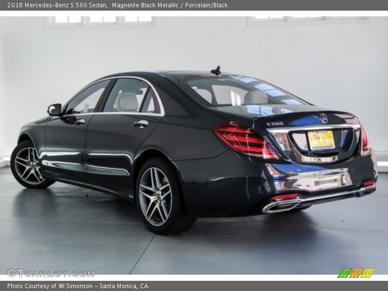 Magnetite Black Metallic / Porcelain/Black 2018 Mercedes-Benz S 560 Sedan