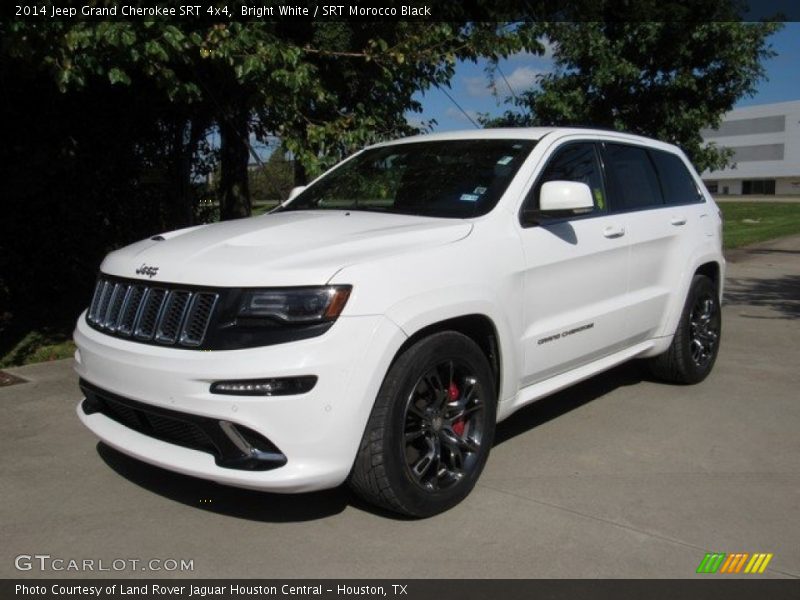 Bright White / SRT Morocco Black 2014 Jeep Grand Cherokee SRT 4x4