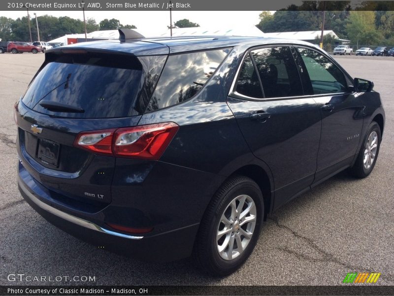 Storm Blue Metallic / Jet Black 2019 Chevrolet Equinox LT AWD