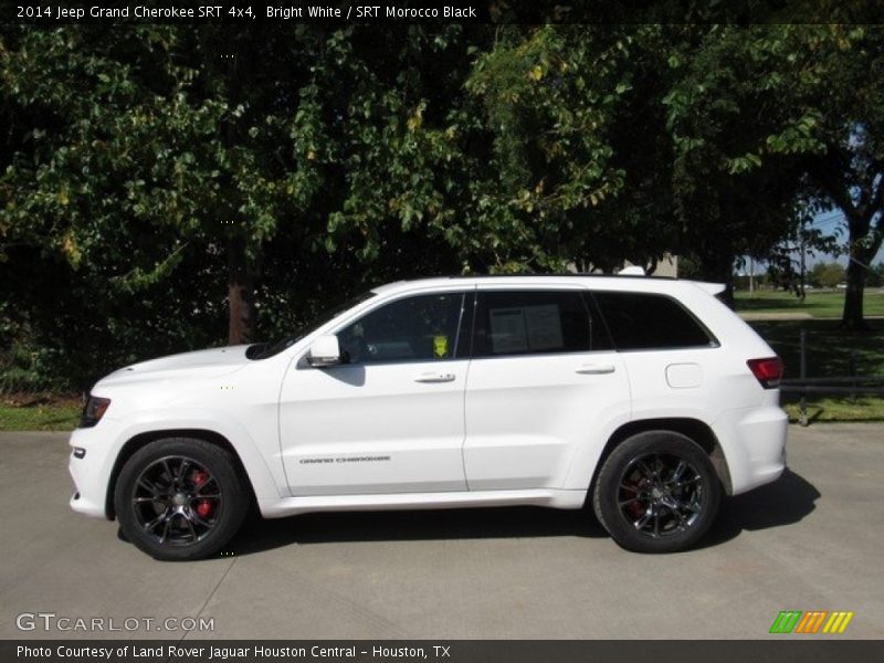 Bright White / SRT Morocco Black 2014 Jeep Grand Cherokee SRT 4x4