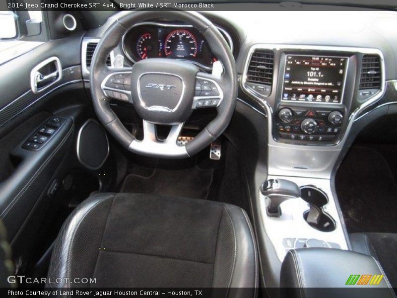 Bright White / SRT Morocco Black 2014 Jeep Grand Cherokee SRT 4x4