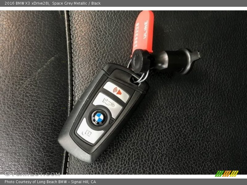 Space Grey Metallic / Black 2016 BMW X3 xDrive28i