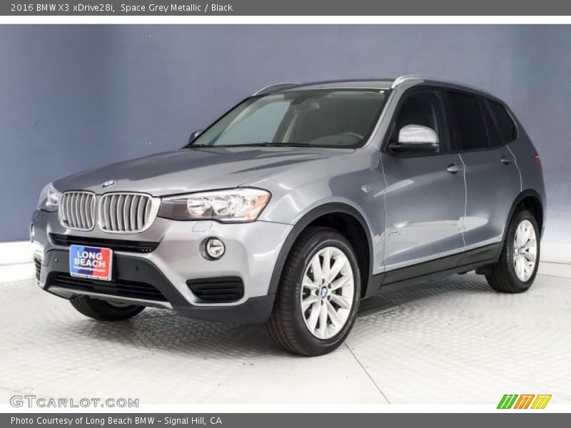 Space Grey Metallic / Black 2016 BMW X3 xDrive28i