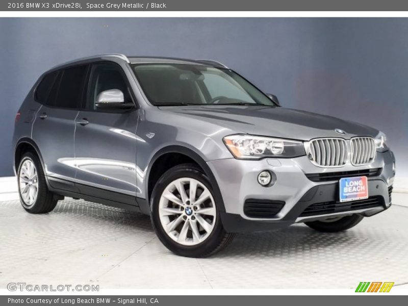 Space Grey Metallic / Black 2016 BMW X3 xDrive28i