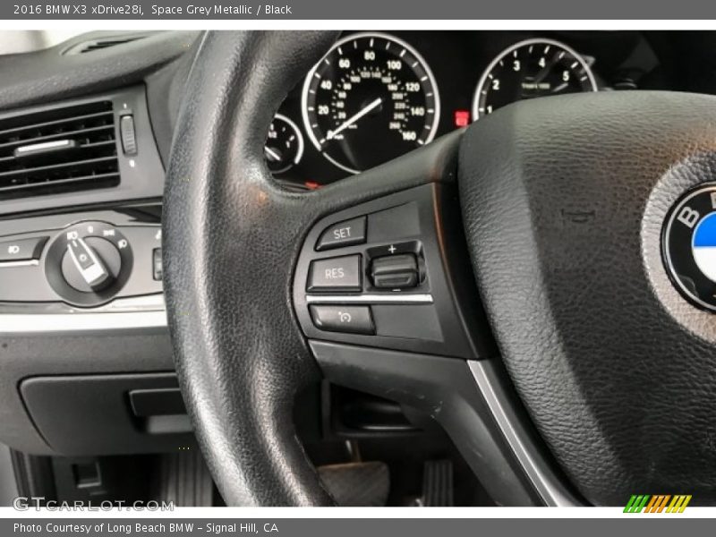 Space Grey Metallic / Black 2016 BMW X3 xDrive28i