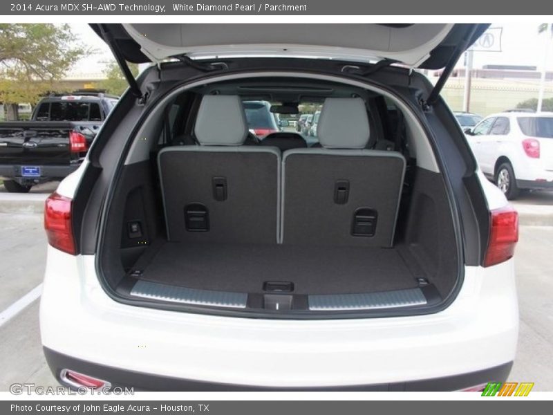 White Diamond Pearl / Parchment 2014 Acura MDX SH-AWD Technology