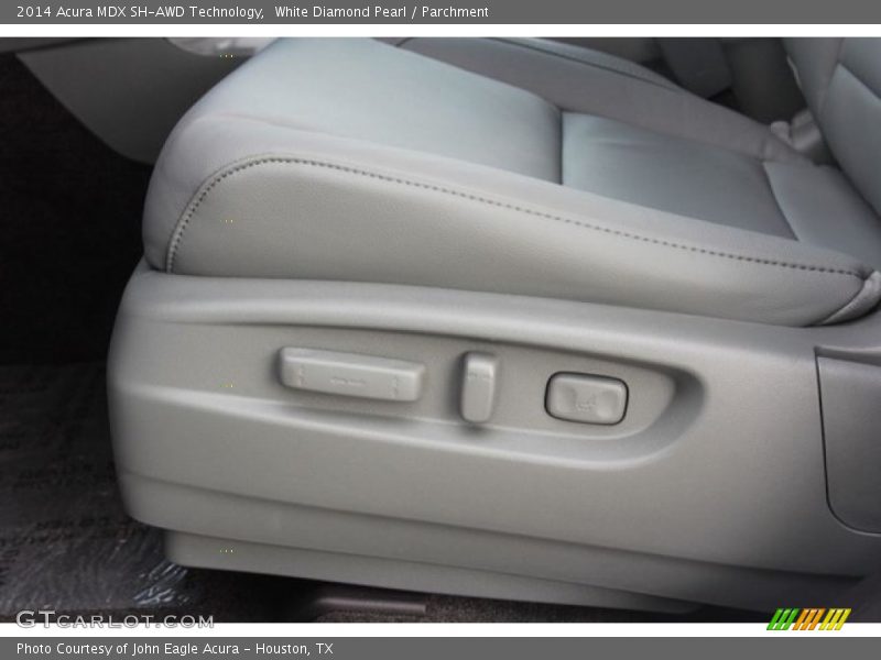 White Diamond Pearl / Parchment 2014 Acura MDX SH-AWD Technology