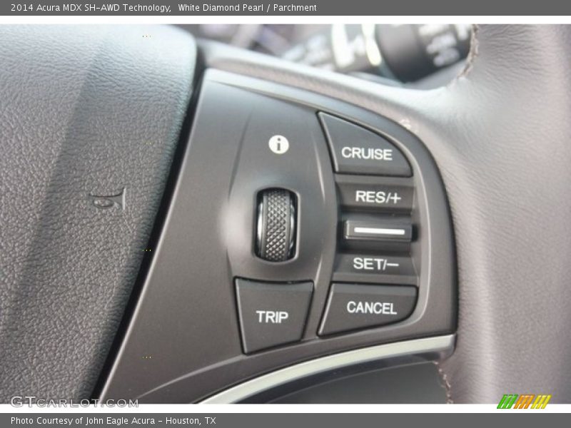 White Diamond Pearl / Parchment 2014 Acura MDX SH-AWD Technology
