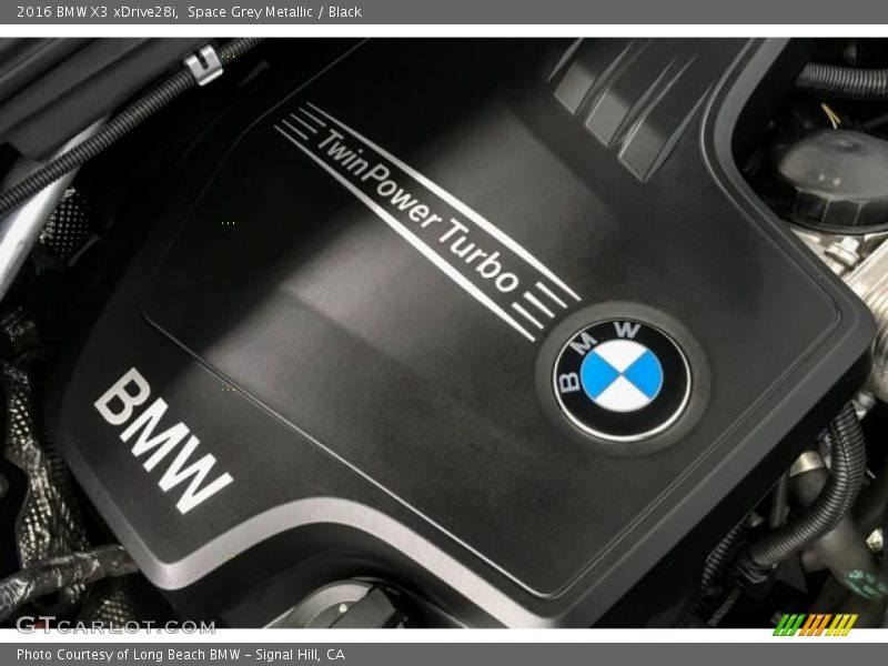 Space Grey Metallic / Black 2016 BMW X3 xDrive28i