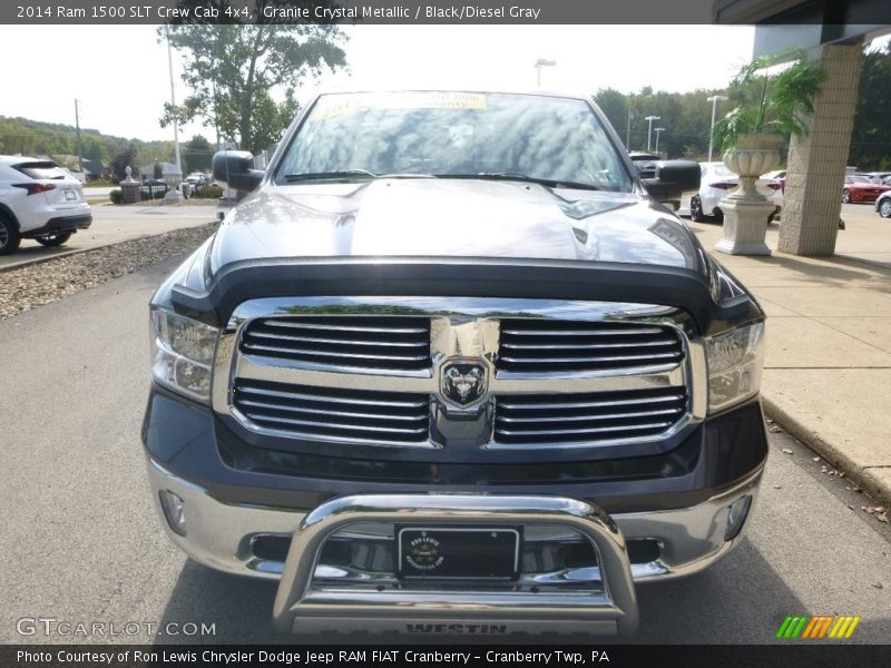 Granite Crystal Metallic / Black/Diesel Gray 2014 Ram 1500 SLT Crew Cab 4x4