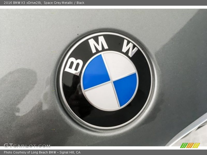 Space Grey Metallic / Black 2016 BMW X3 xDrive28i