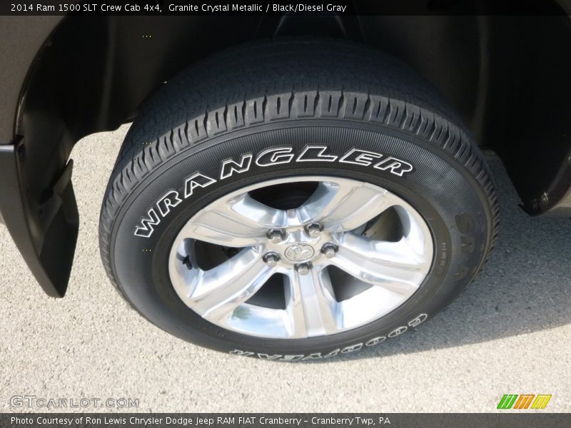 Granite Crystal Metallic / Black/Diesel Gray 2014 Ram 1500 SLT Crew Cab 4x4