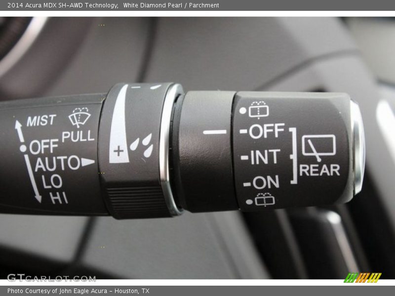 White Diamond Pearl / Parchment 2014 Acura MDX SH-AWD Technology