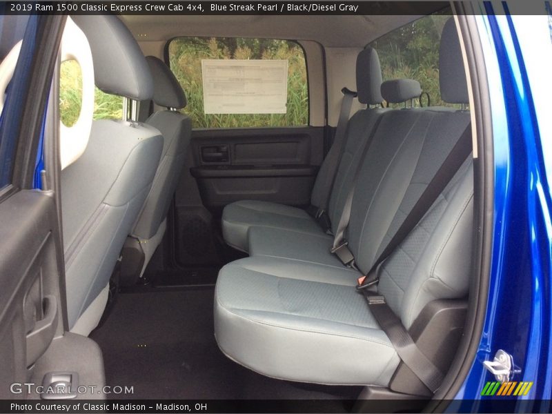 Rear Seat of 2019 1500 Classic Express Crew Cab 4x4