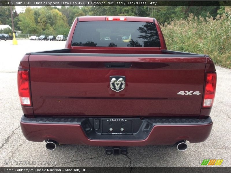 Delmonico Red Pearl / Black/Diesel Gray 2019 Ram 1500 Classic Express Crew Cab 4x4