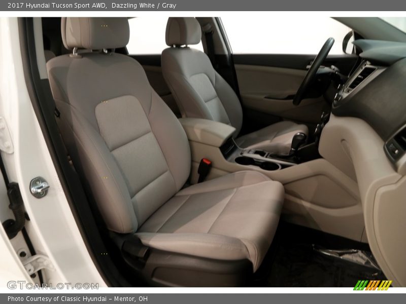 Dazzling White / Gray 2017 Hyundai Tucson Sport AWD