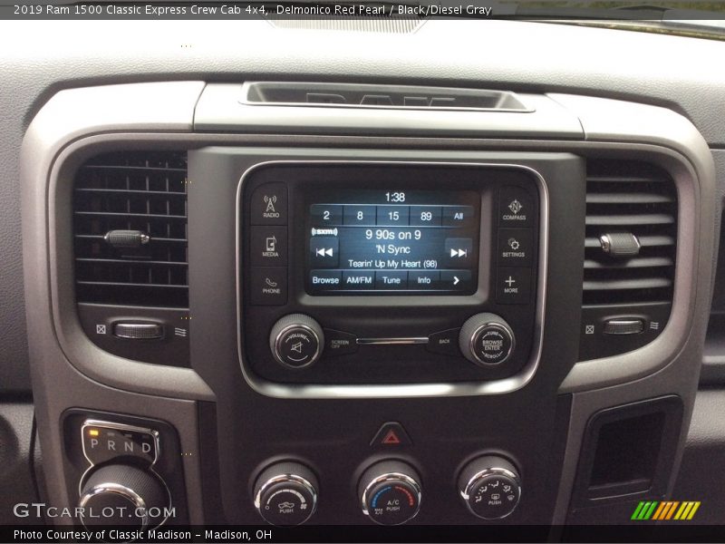 Delmonico Red Pearl / Black/Diesel Gray 2019 Ram 1500 Classic Express Crew Cab 4x4