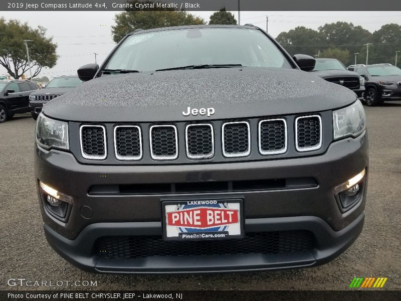 Granite Crystal Metallic / Black 2019 Jeep Compass Latitude 4x4