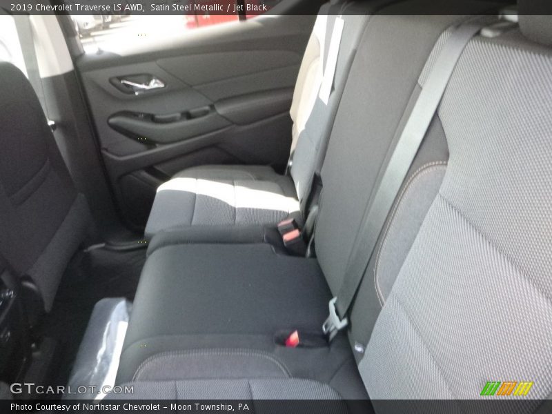Satin Steel Metallic / Jet Black 2019 Chevrolet Traverse LS AWD