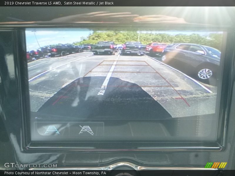 Satin Steel Metallic / Jet Black 2019 Chevrolet Traverse LS AWD
