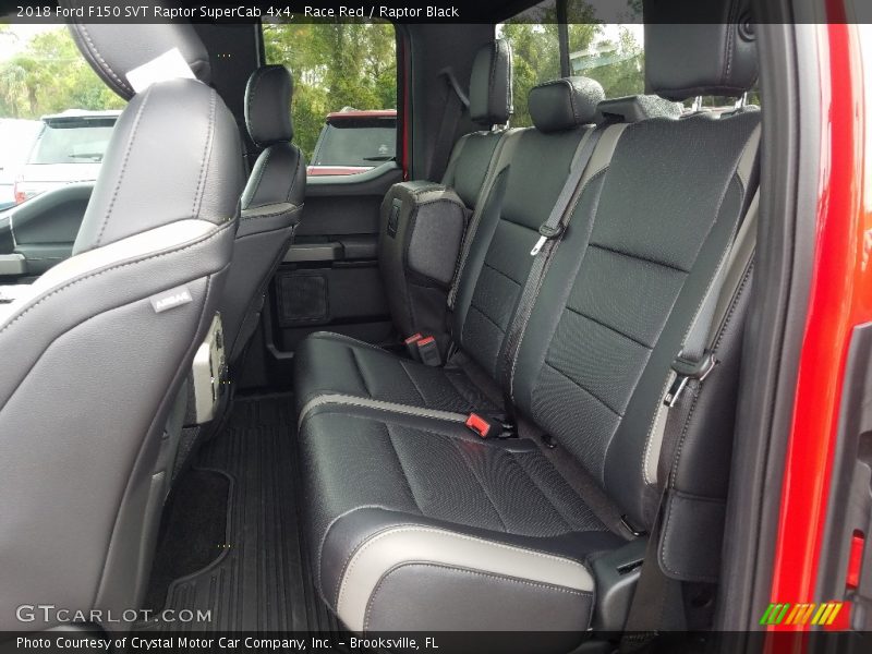 Rear Seat of 2018 F150 SVT Raptor SuperCab 4x4