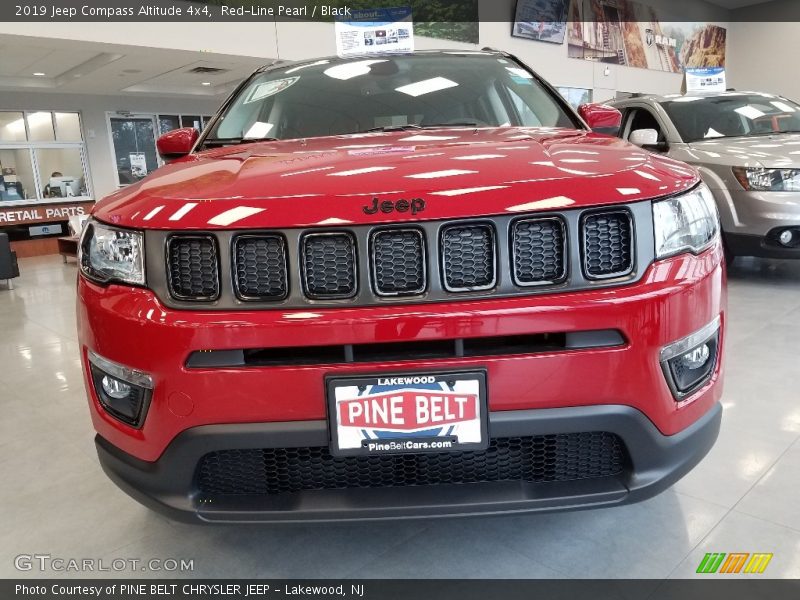 Red-Line Pearl / Black 2019 Jeep Compass Altitude 4x4
