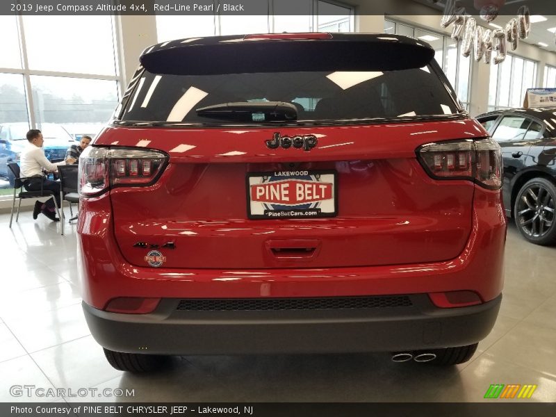 Red-Line Pearl / Black 2019 Jeep Compass Altitude 4x4