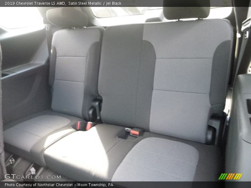 Satin Steel Metallic / Jet Black 2019 Chevrolet Traverse LS AWD