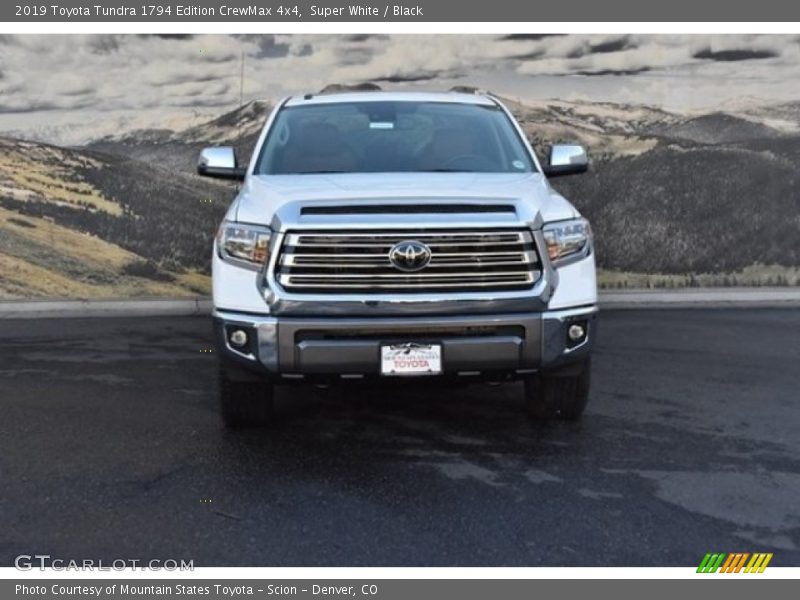 Super White / Black 2019 Toyota Tundra 1794 Edition CrewMax 4x4