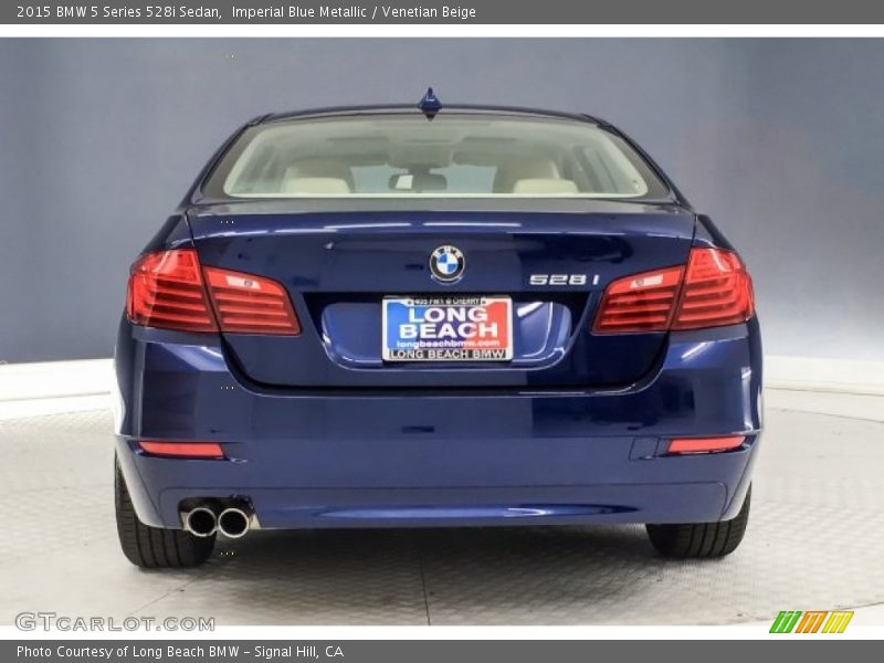 Imperial Blue Metallic / Venetian Beige 2015 BMW 5 Series 528i Sedan
