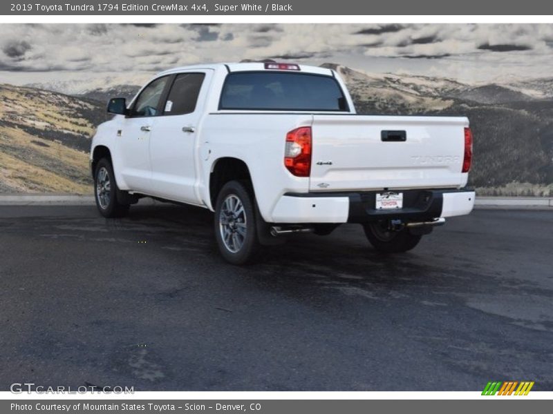 Super White / Black 2019 Toyota Tundra 1794 Edition CrewMax 4x4