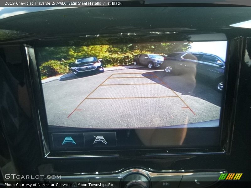 Satin Steel Metallic / Jet Black 2019 Chevrolet Traverse LS AWD