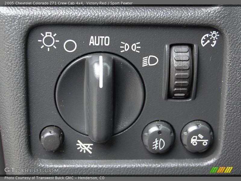 Victory Red / Sport Pewter 2005 Chevrolet Colorado Z71 Crew Cab 4x4
