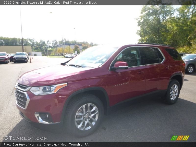 Cajun Red Tintcoat / Jet Black 2019 Chevrolet Traverse LT AWD