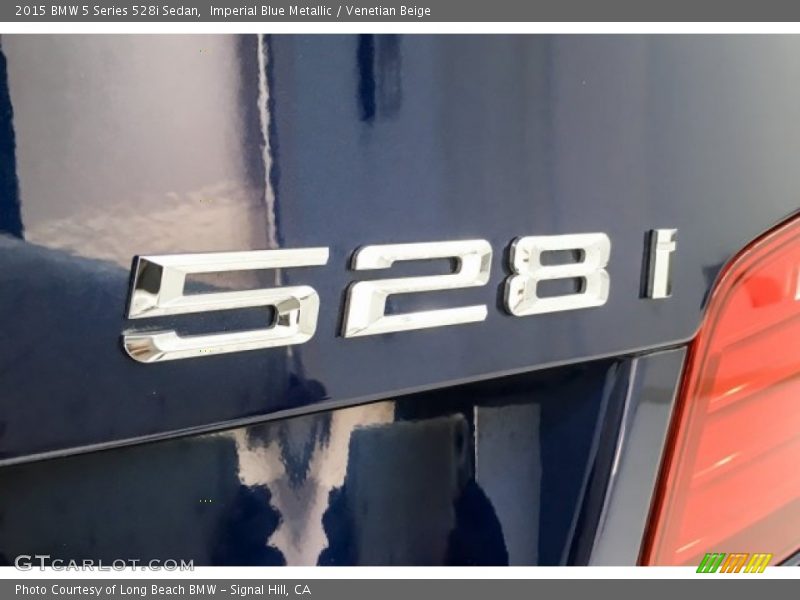 Imperial Blue Metallic / Venetian Beige 2015 BMW 5 Series 528i Sedan