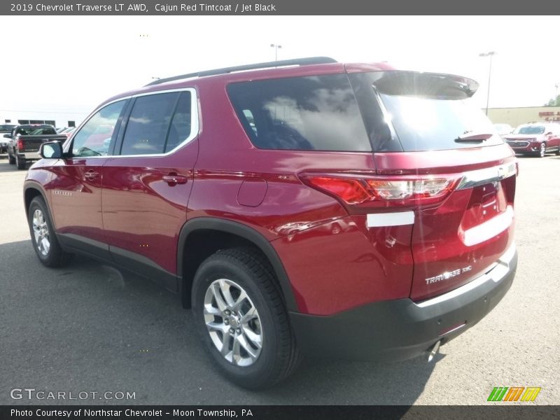 Cajun Red Tintcoat / Jet Black 2019 Chevrolet Traverse LT AWD