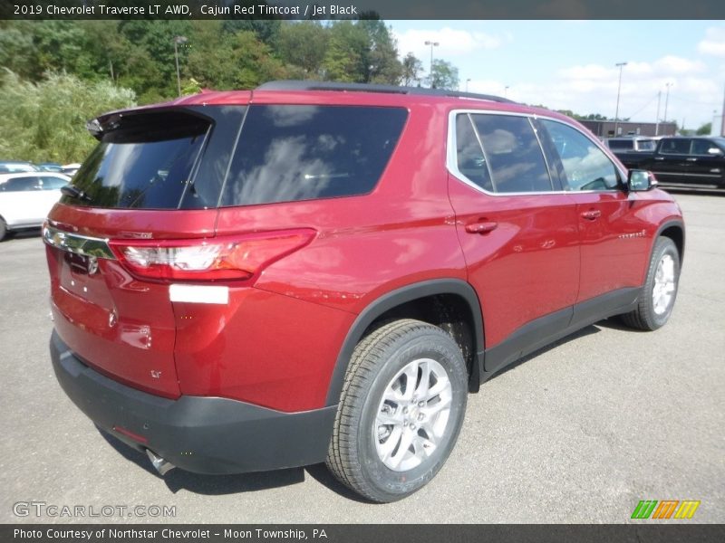 Cajun Red Tintcoat / Jet Black 2019 Chevrolet Traverse LT AWD