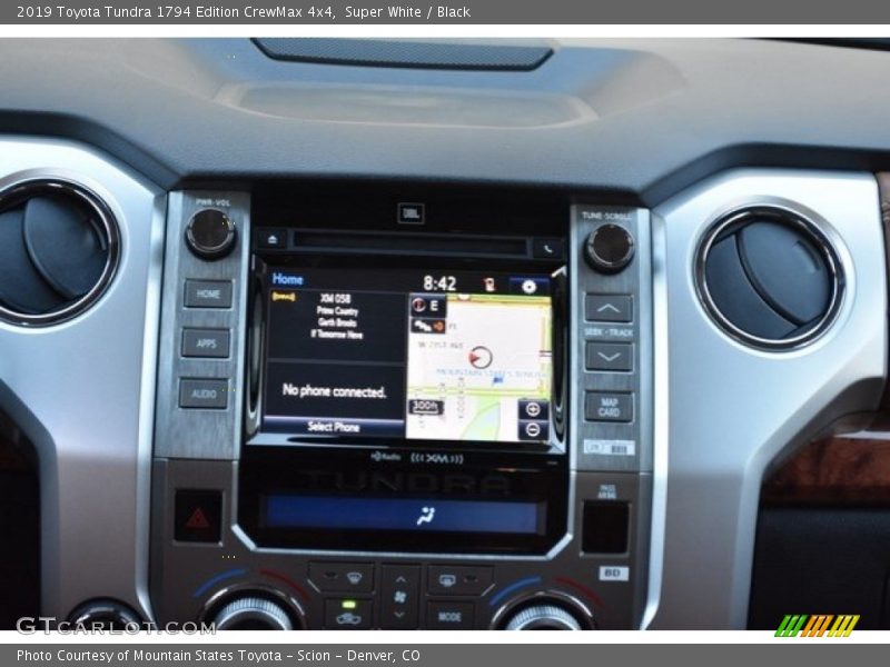 Super White / Black 2019 Toyota Tundra 1794 Edition CrewMax 4x4