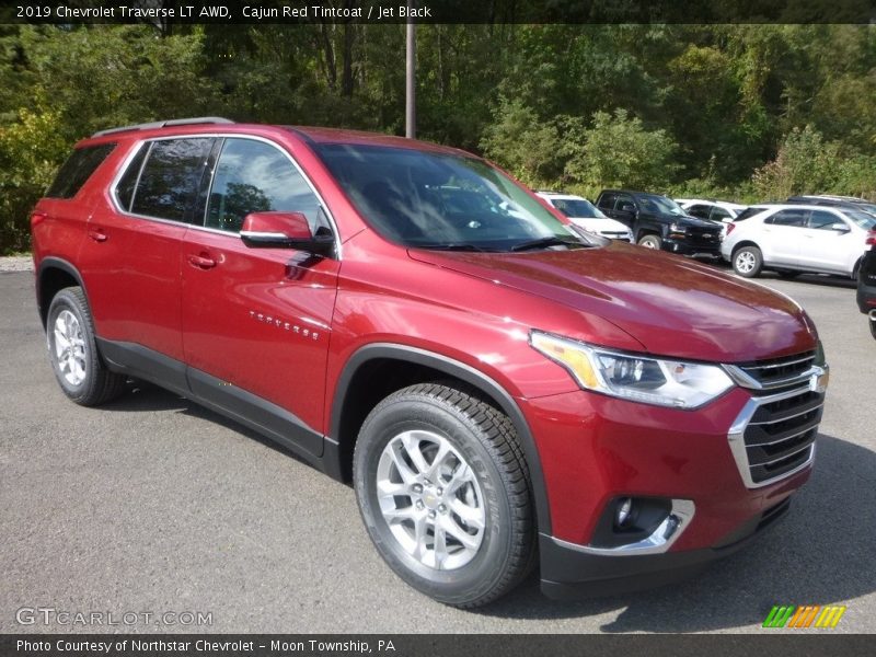 Cajun Red Tintcoat / Jet Black 2019 Chevrolet Traverse LT AWD