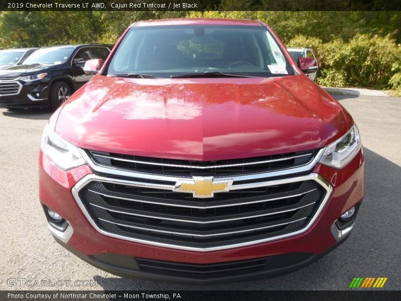 Cajun Red Tintcoat / Jet Black 2019 Chevrolet Traverse LT AWD