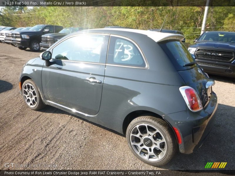 Metallo Gray / Nero (Black) 2018 Fiat 500 Pop