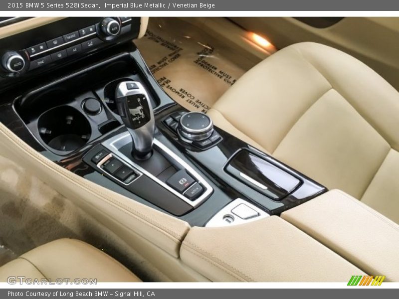 Imperial Blue Metallic / Venetian Beige 2015 BMW 5 Series 528i Sedan