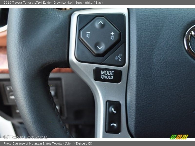 Super White / Black 2019 Toyota Tundra 1794 Edition CrewMax 4x4